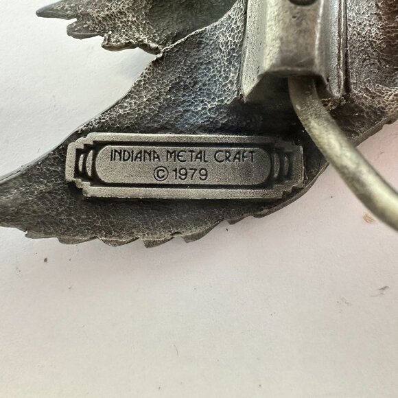 Vintage Indiana Metal Craft 1979 Duck Belt Buckle - Picture 3 of 4